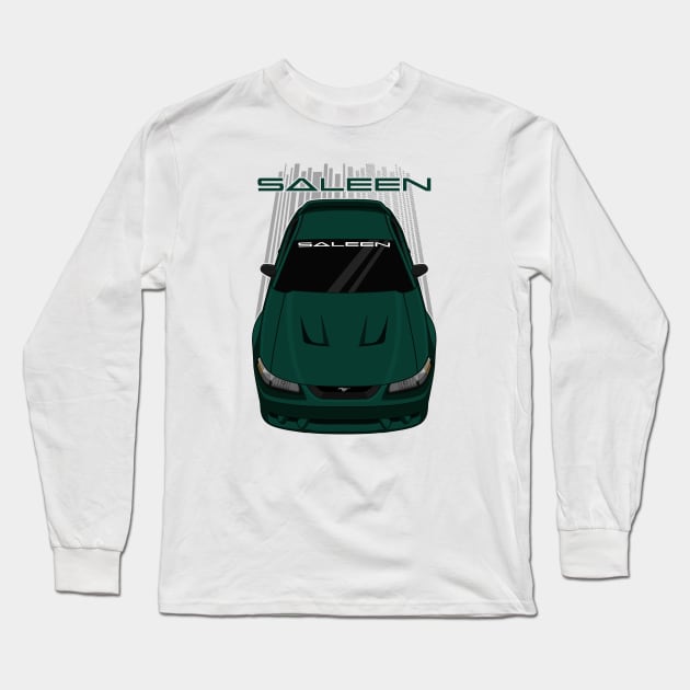 Ford Mustang Saleen SN95 - 1999-2004 - Tropic Green Long Sleeve T-Shirt by V8social